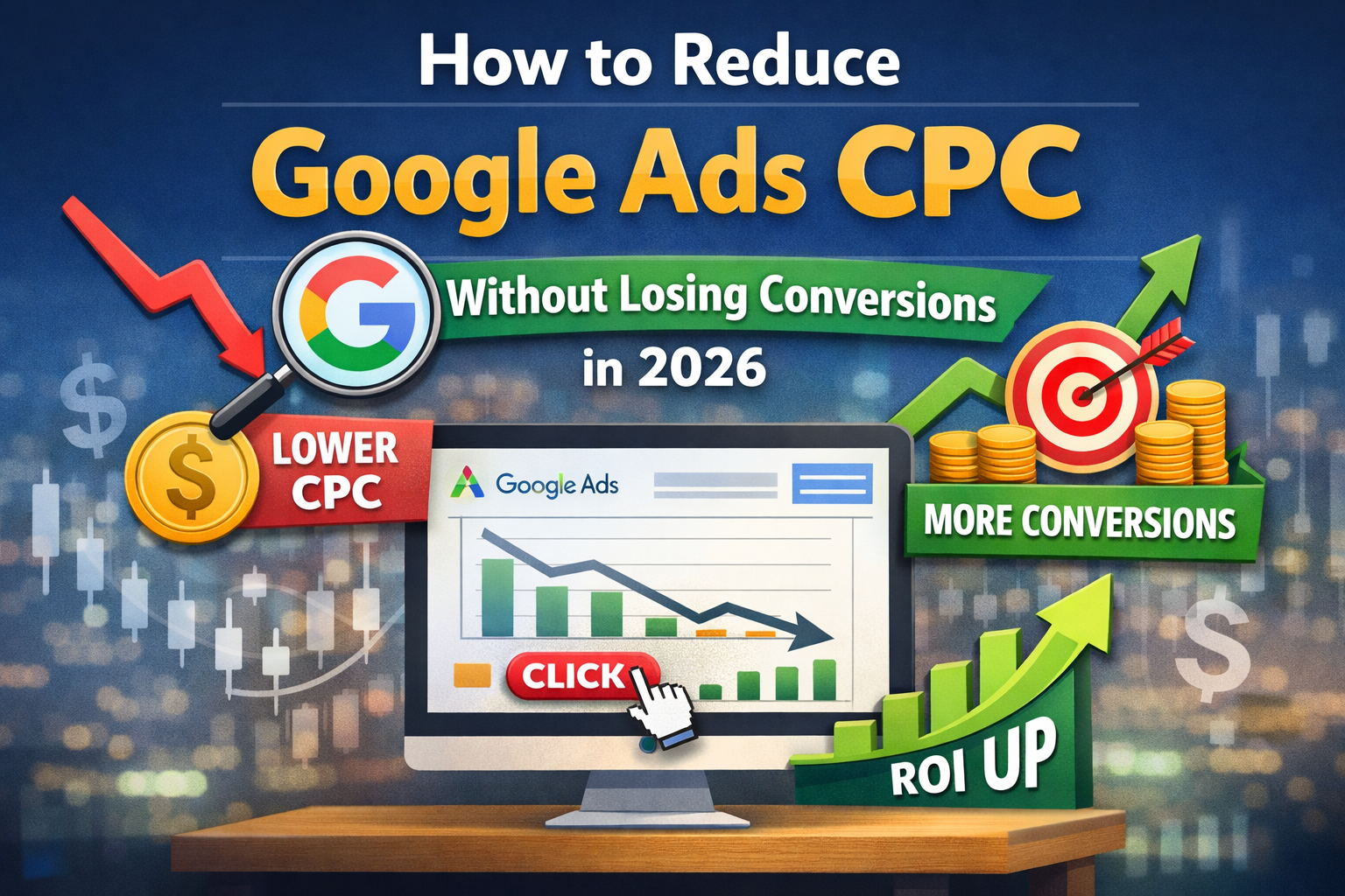 How to Reduce Google Ads Cost Per Click (CPC) Without Losing Conversions in 2026